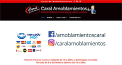Desktop Screenshot of amoblamientoscaral.com.ar